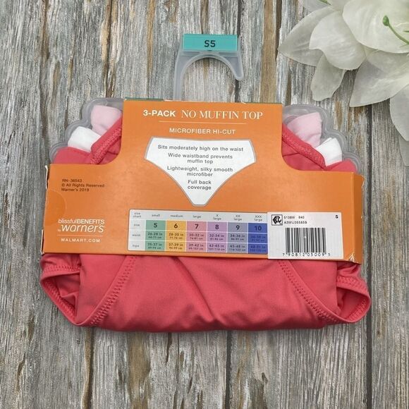 Micro Hi-Cut Panties Underwear Briefs 2, 3-packs Size S5 - Picture 5 of 13